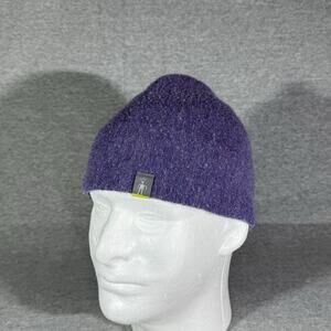 SmartWool The Lid Merino Wool Blend Beanie Hiking Hat Purple